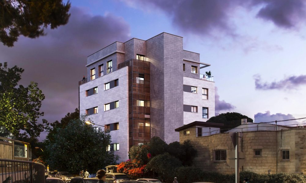 עדולם 3 - הדמיה מכיוון רחוב עדולם בלילה